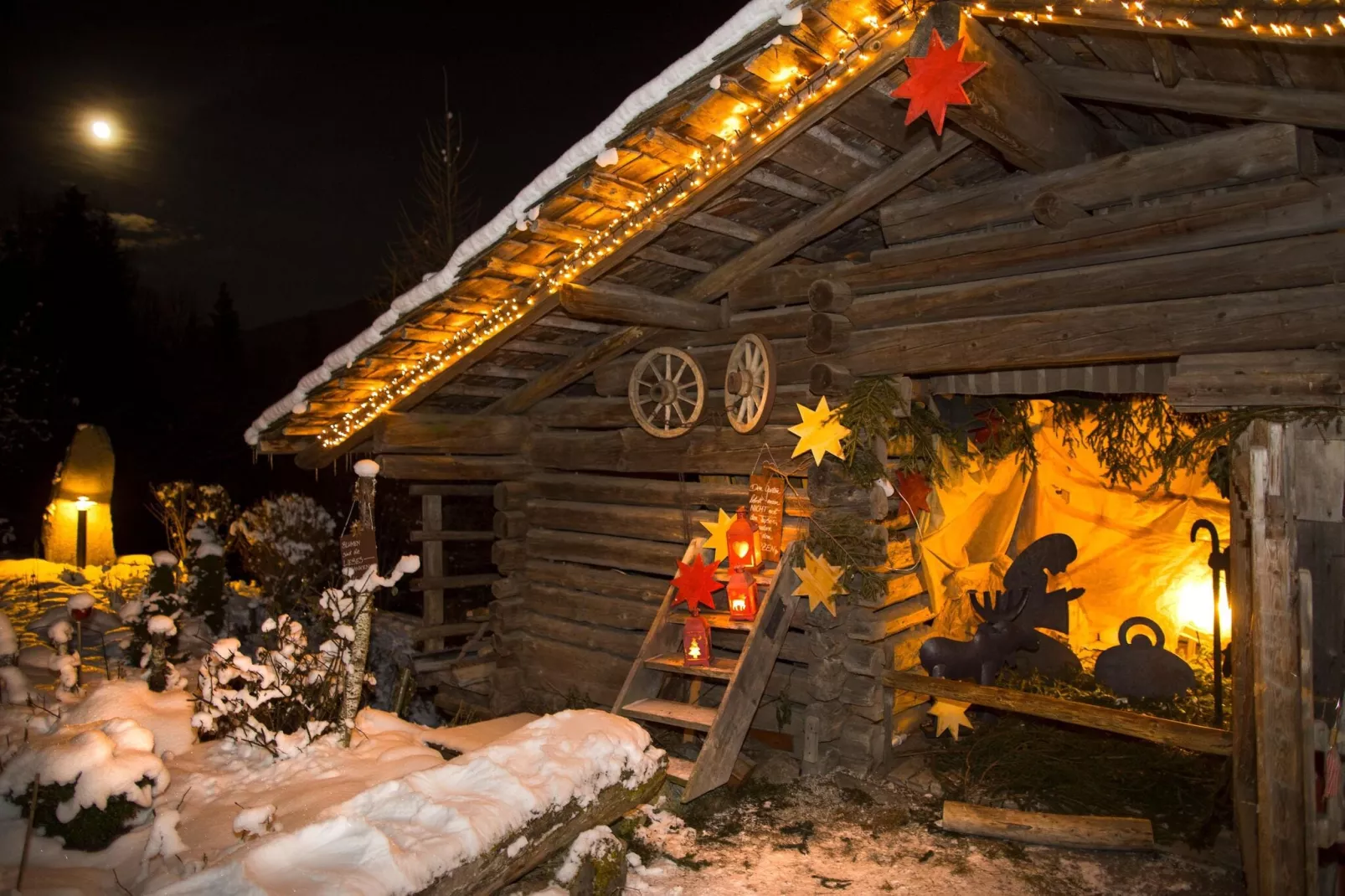 Naturdorf Oberkühnreit - Chalet Oberkühnreit-Gebied winter 1km