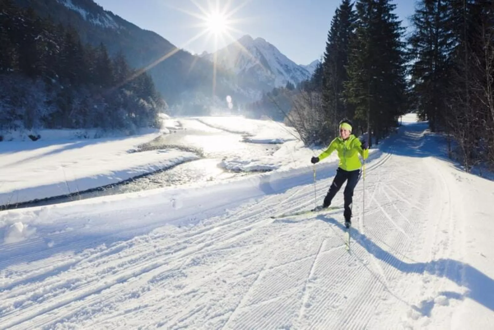 Haus Schedler - Gipfelblick-Gebied winter 5km