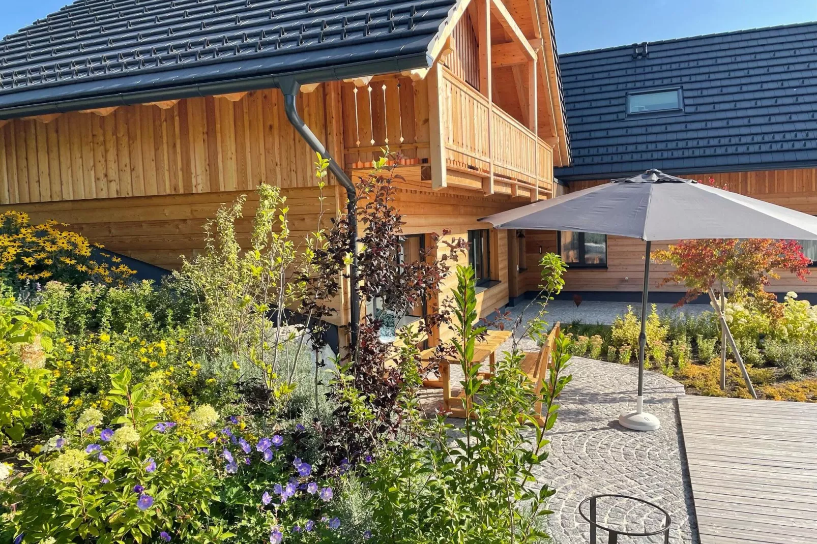 Chalet Tauplitz-Buitenkant zomer