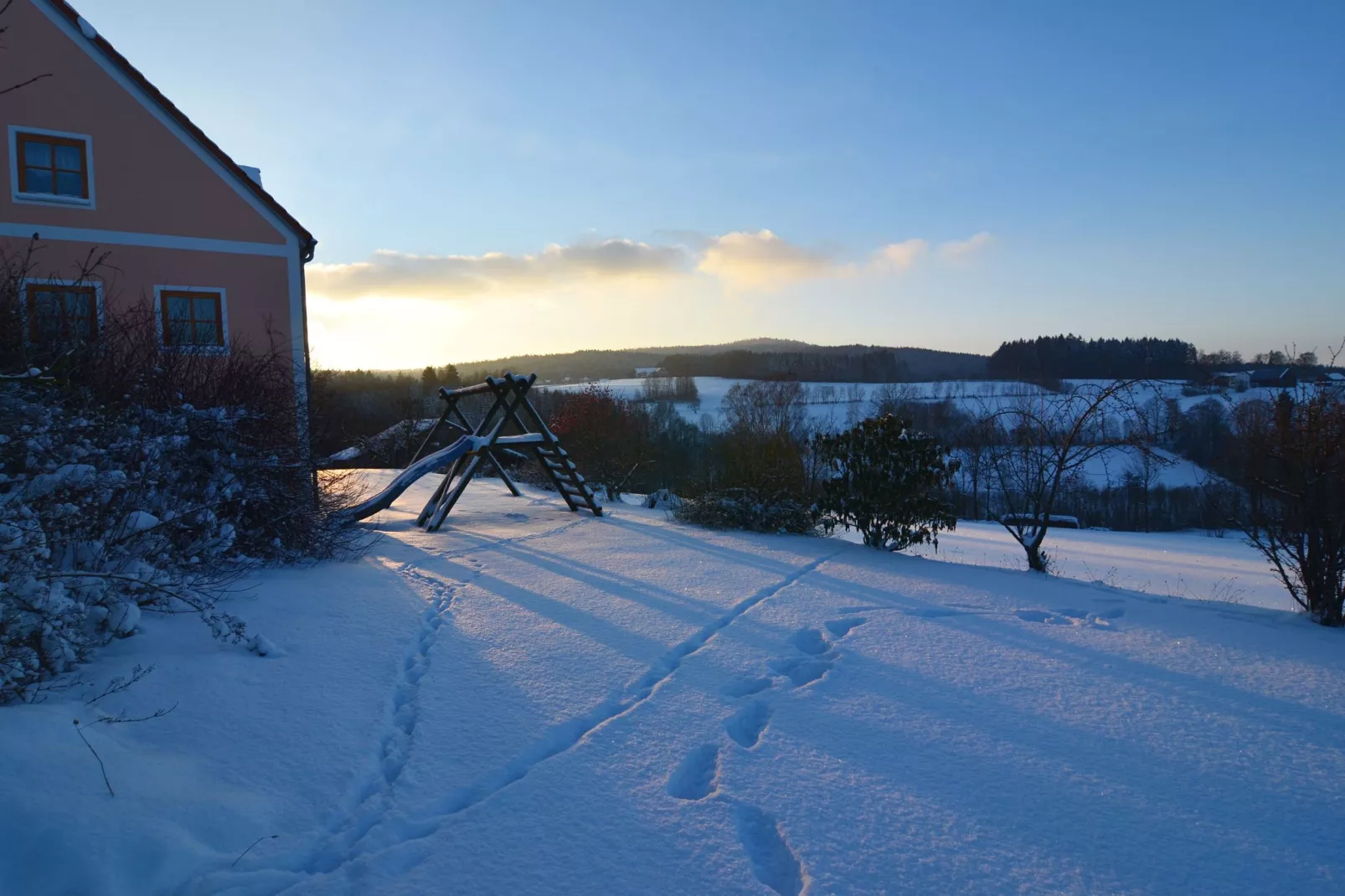 Blumenhof-Tuin winter