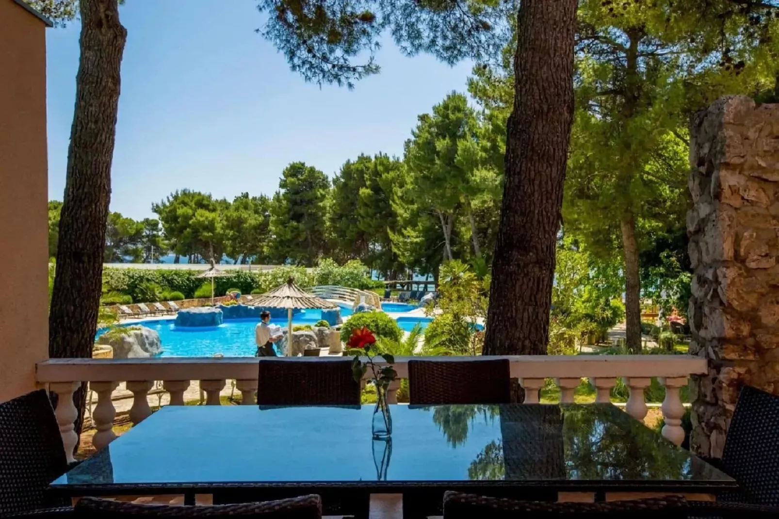 Matilde Beach Resort Vodice - Junior Apt  A2plus2 Sea View  ca 36 qm für 2 Pers-Overloop