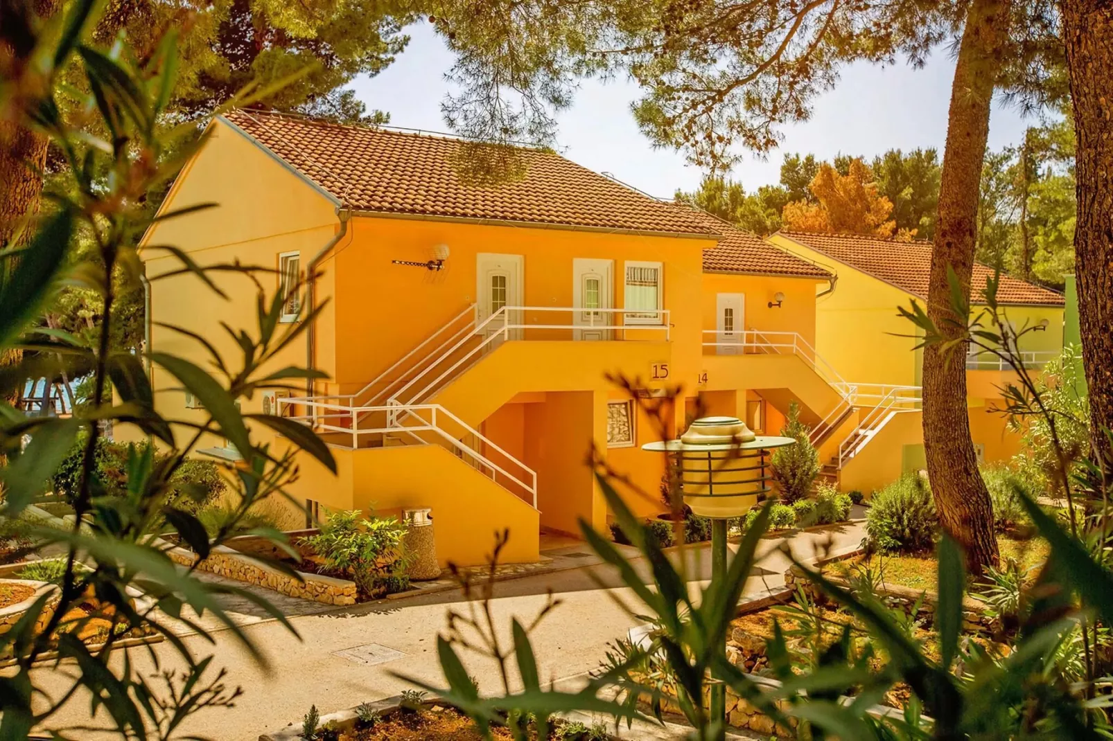 Matilde Beach Resort Vodice - Junior Apt  A2plus2 Sea View  ca 36 qm für 2 Pers-Overloop