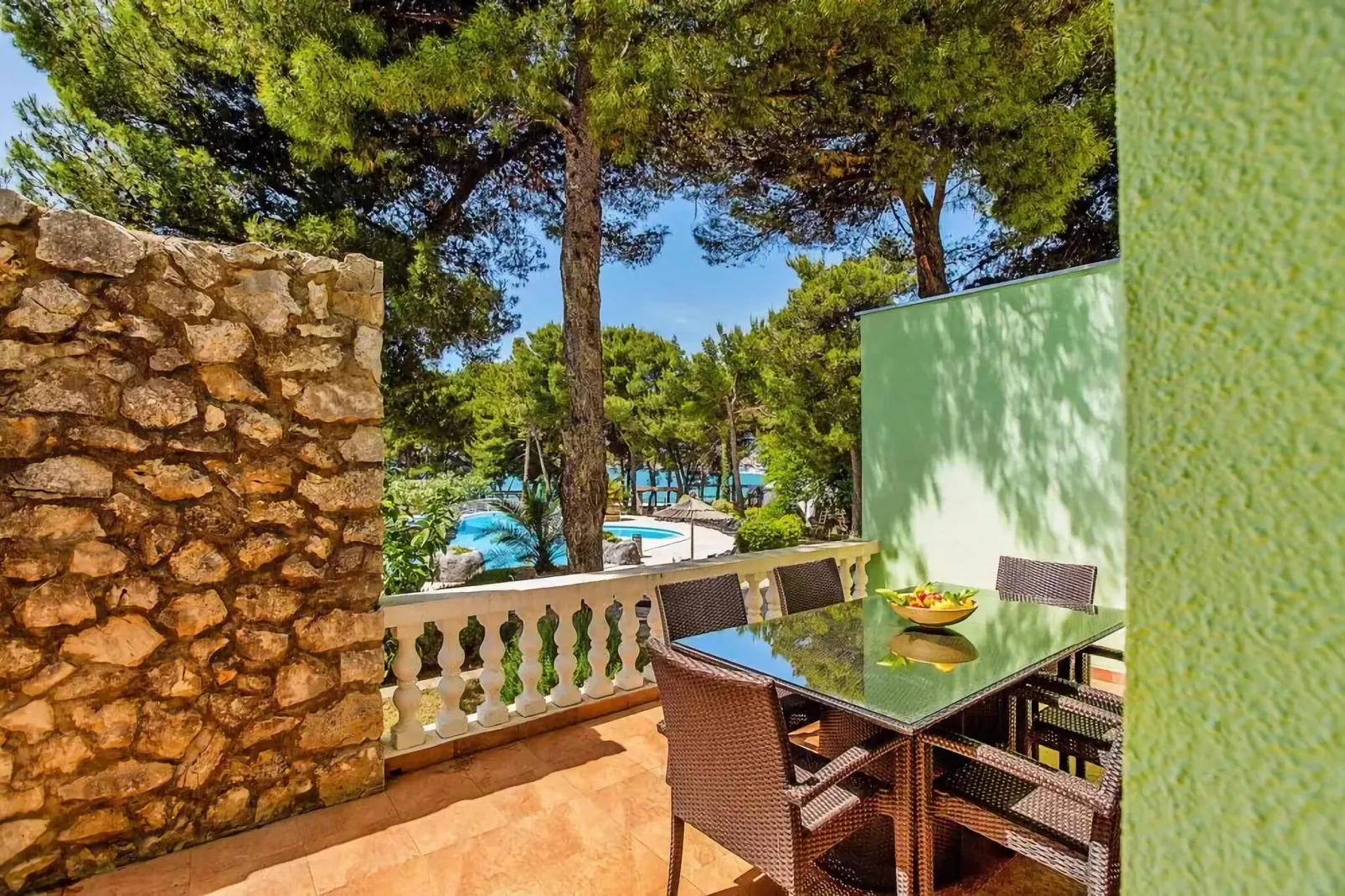 Matilde Beach Resort Vodice - Junior Apt  A2plus2 Sea View  ca 36 qm für 2 Pers-Terrasbalkon