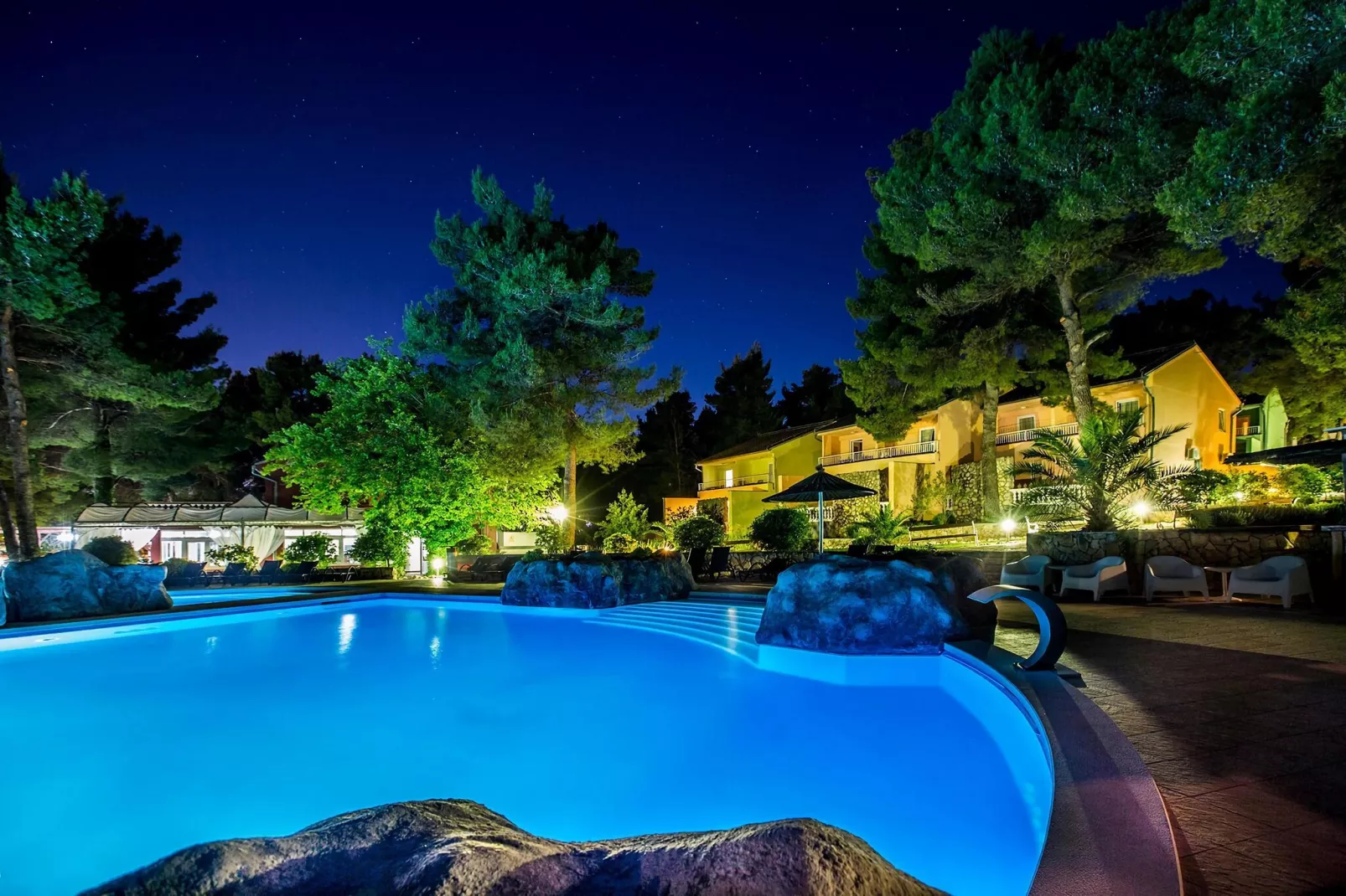 Matilde Beach Resort Vodice - Superior Apt A 4plus2 Park View ca 72 qm für 4 Pers-Overloop