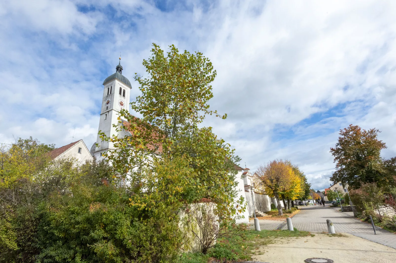 Ferienwohnung Haunsheim - rechts & links-Gebieden zomer 1km