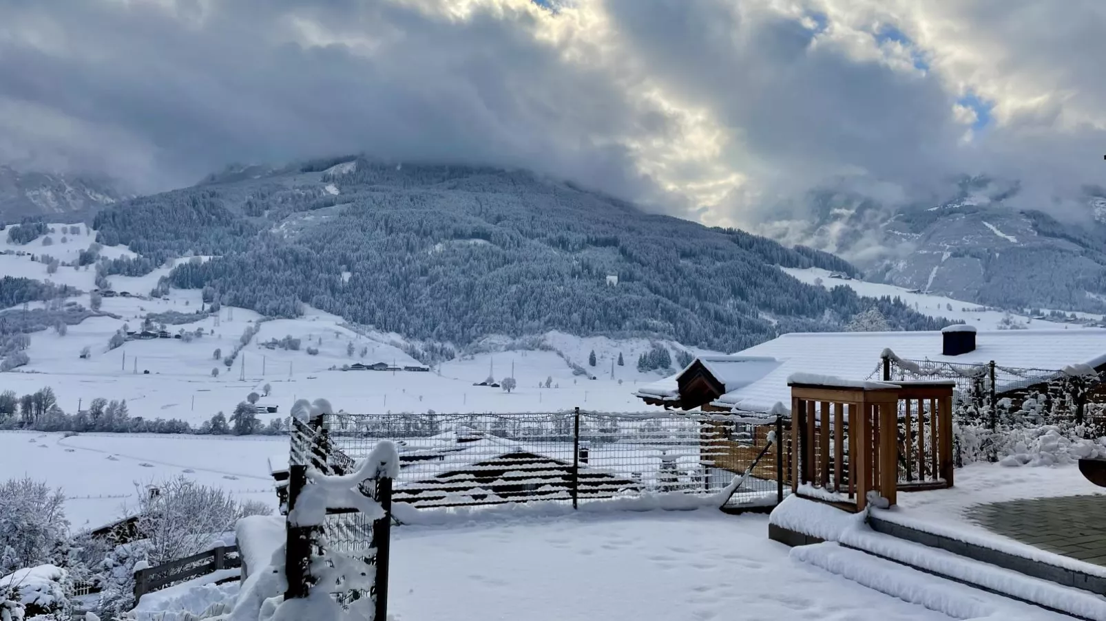 Chalet Erlebnishaus II-Uitzicht winter