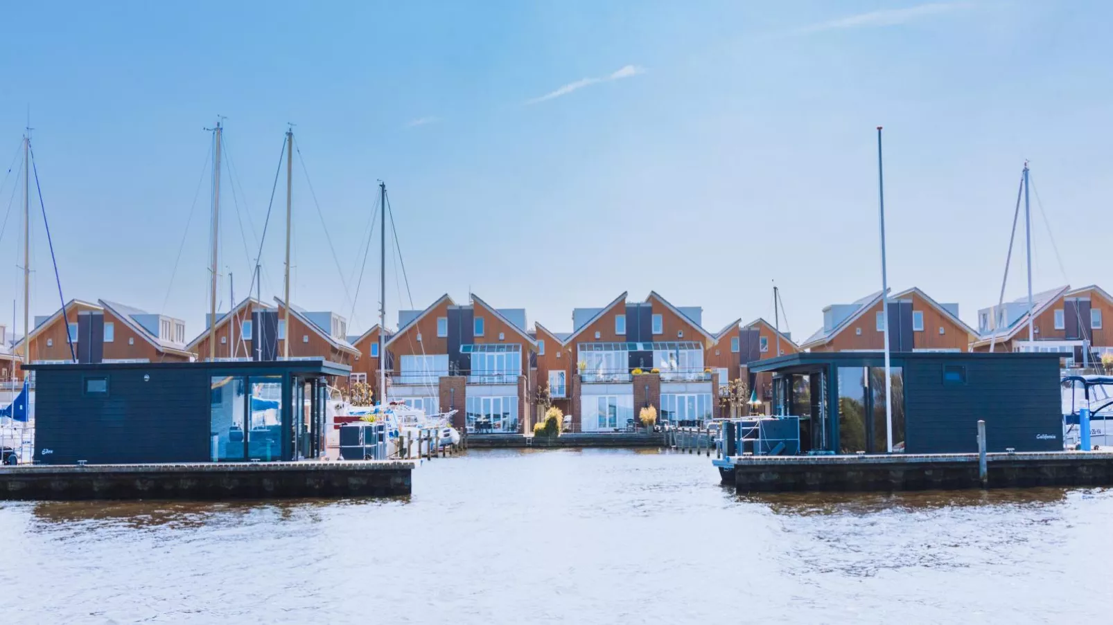 Tiny houseboat Parel II - airco-Gebieden zomer 1km