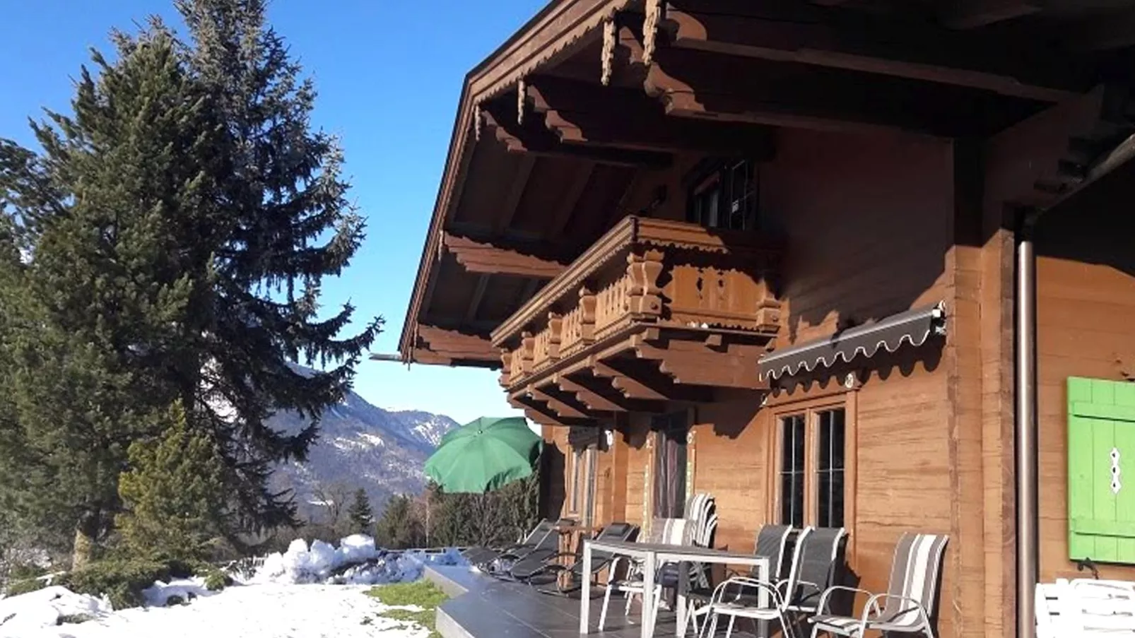 Chalet Rosa-Terrasbalkon