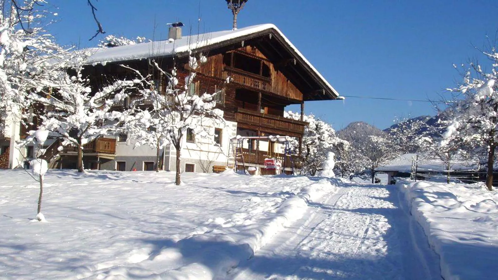 Chalet Rosa-Uitzicht winter