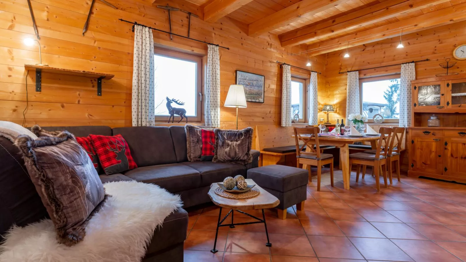 Chalet Emely-Woonkamer