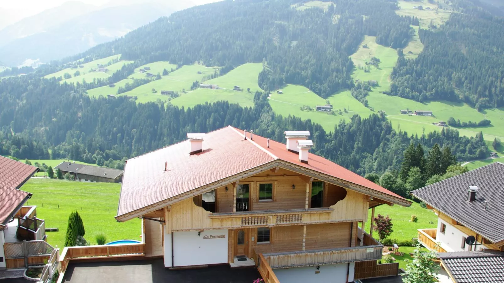 Haus Fernwald Top Rens-Buitenkant zomer