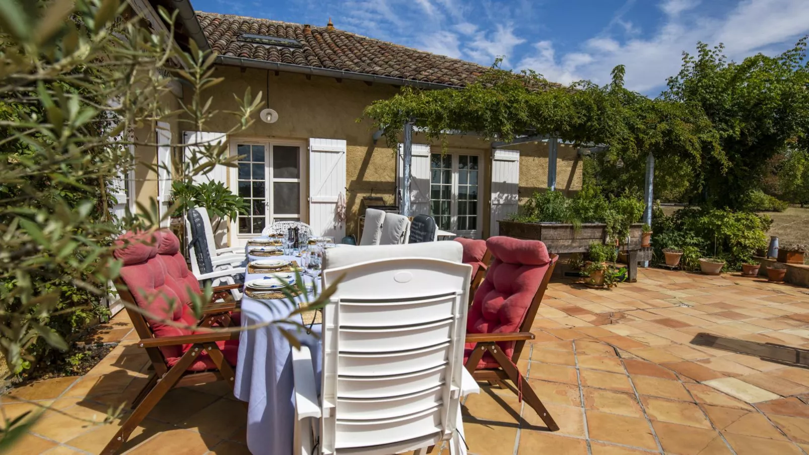 Maison avec style en pleine nature-Terrasbalkon