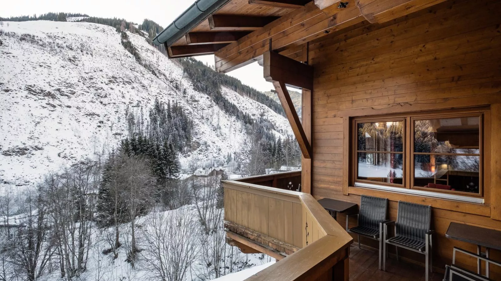 Alpensteinbock Saalbach-Terrasbalkon