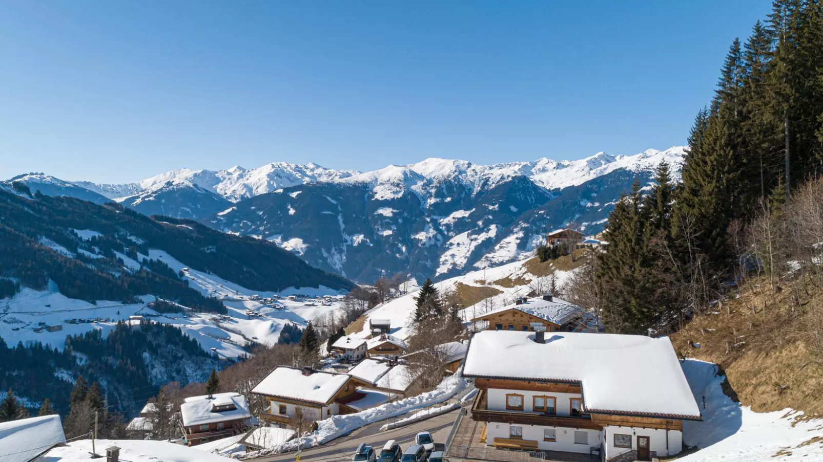 Ferienhaus Almhof-Exterieur winter