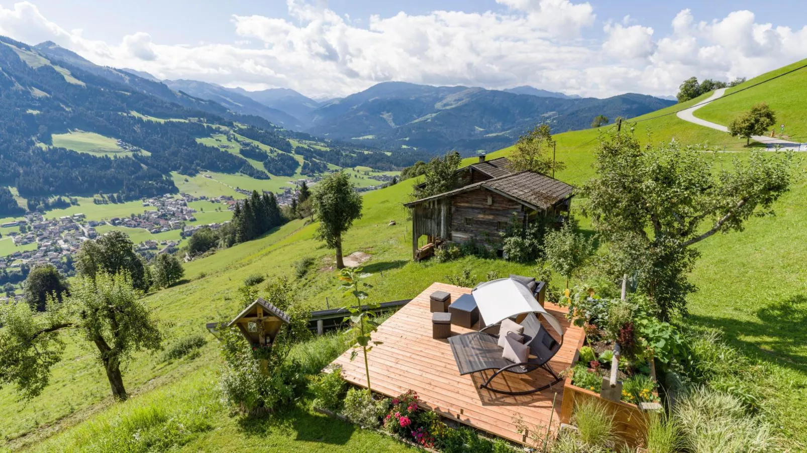 Troadstadl Brixentalblick-Terrasbalkon