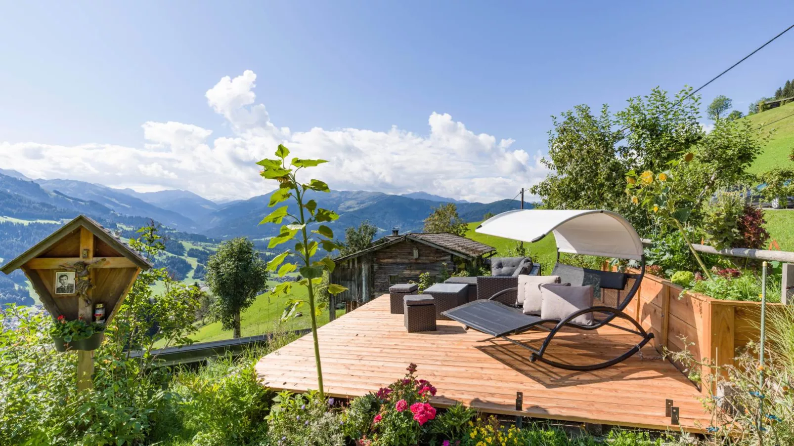 Troadstadl Windaublick-Terrasbalkon