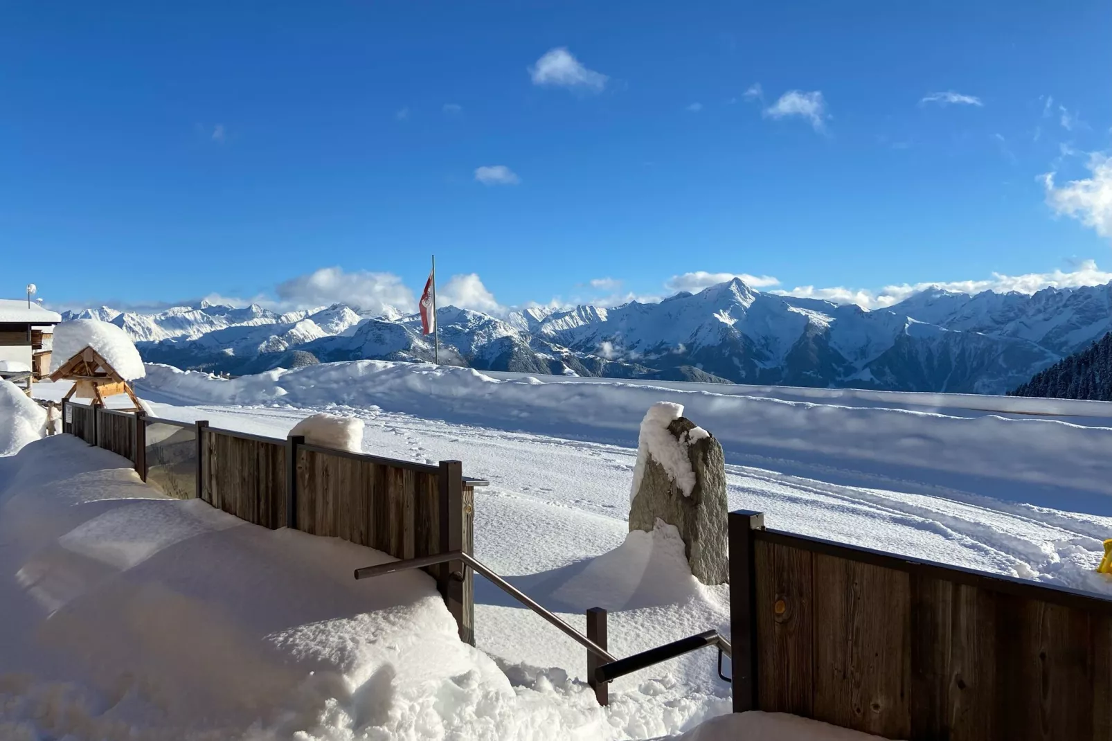 Hirschbichlalm - 14 Personen-Uitzicht winter