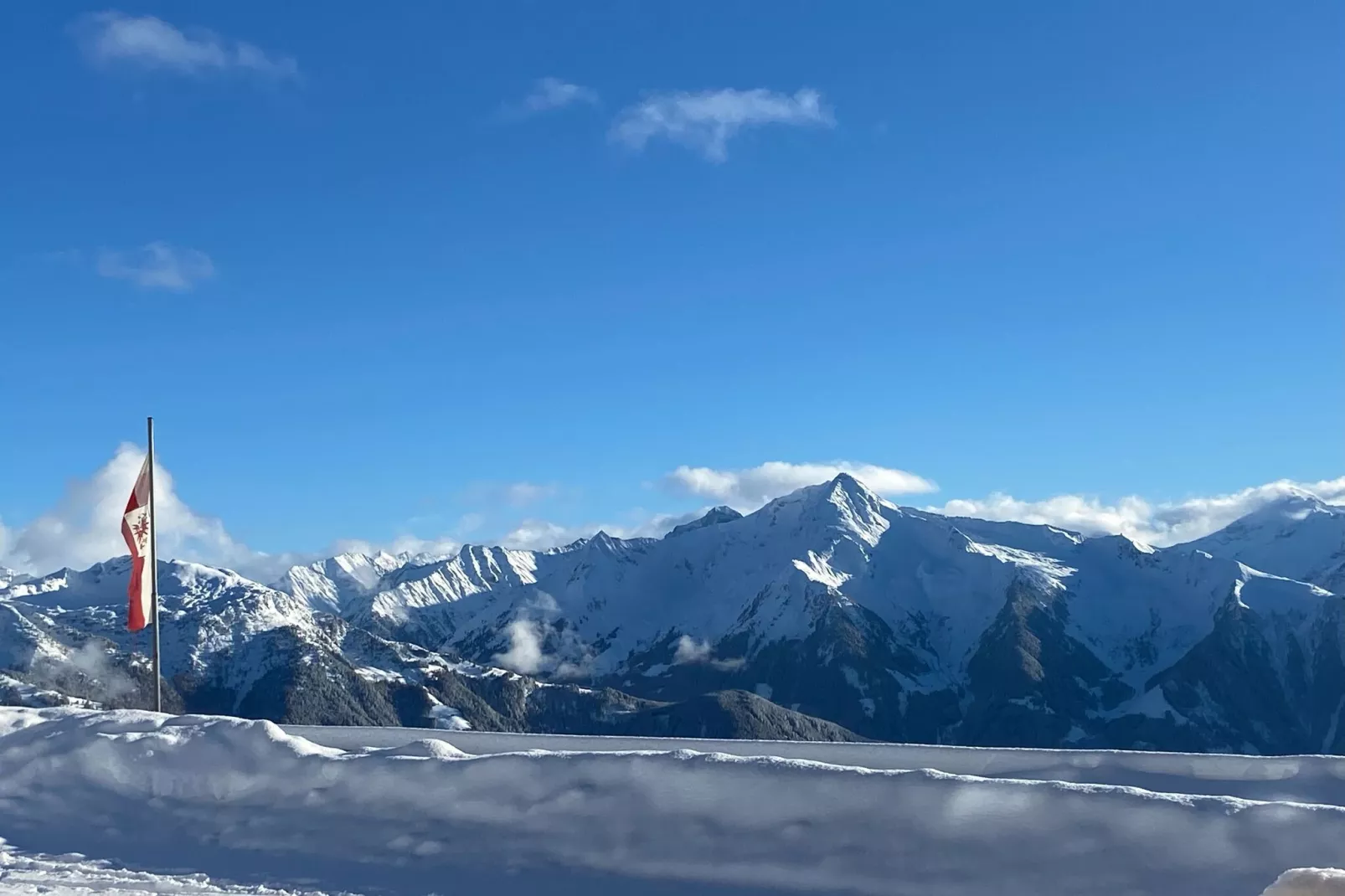 Appartement op de Hirschbichlalm op een prachtige locatie-Uitzicht winter