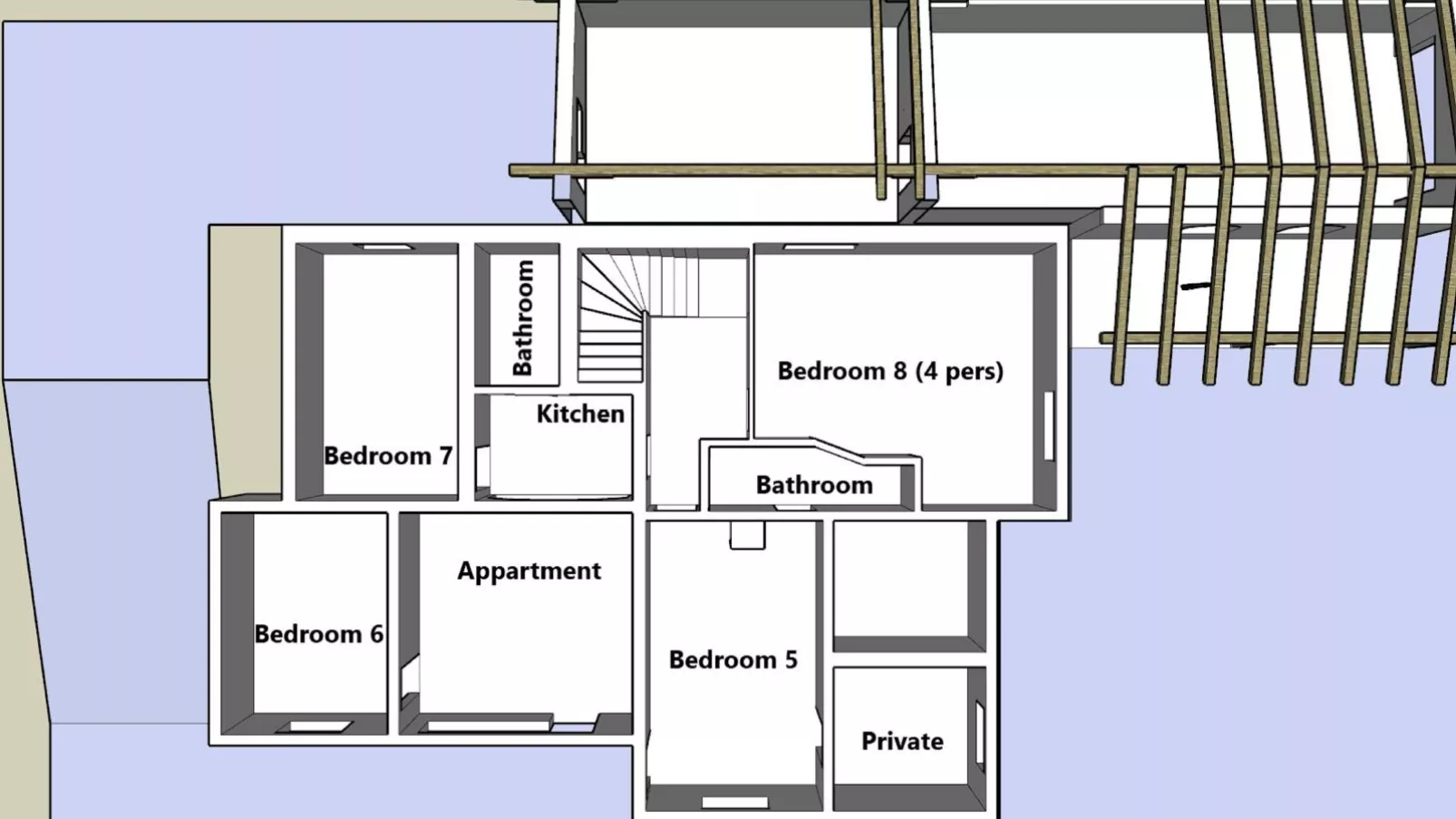 Kirchberg am Bach-Plattegrond