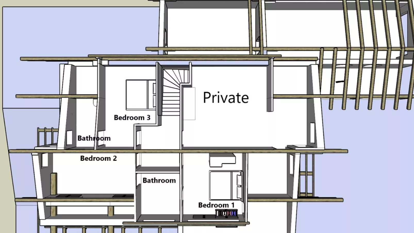 Kirchberg am Bach-Plattegrond