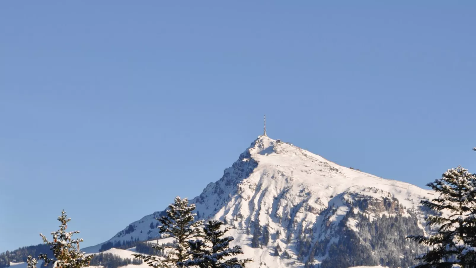 Kirchberg am Bach-Uitzicht winter