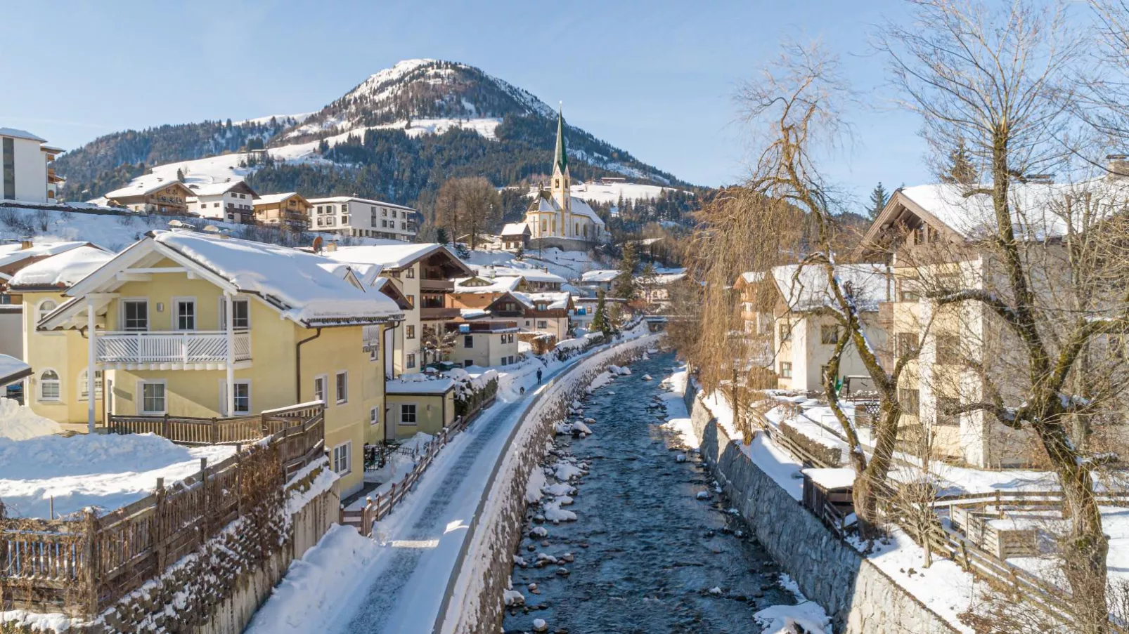 Kirchberg am Bach-Gebied winter 1km