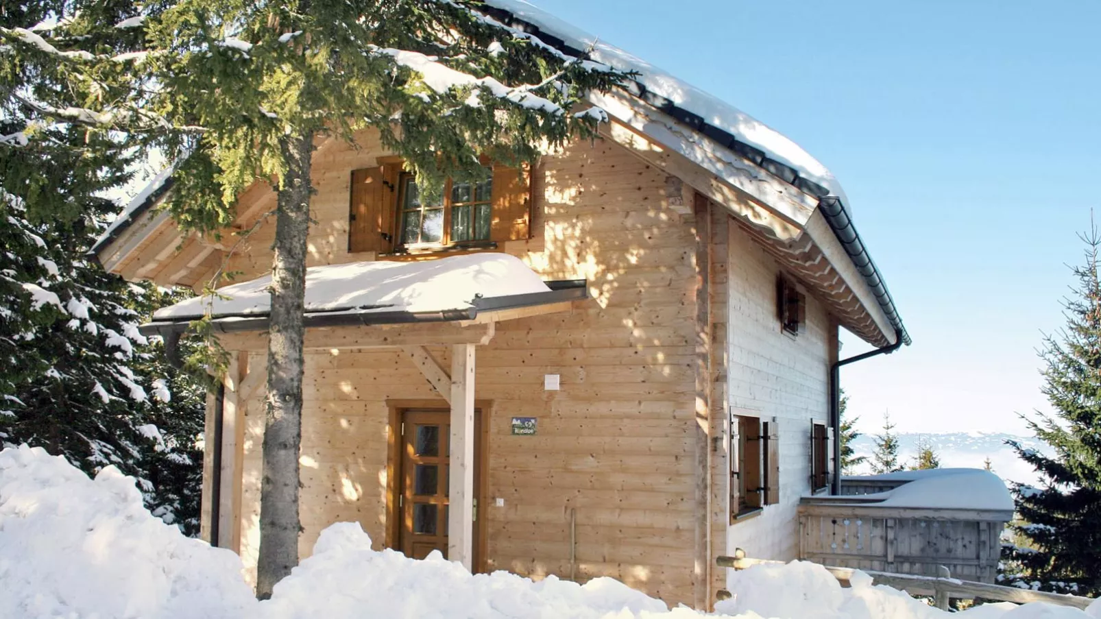 Chalet Bergoase-Exterieur winter