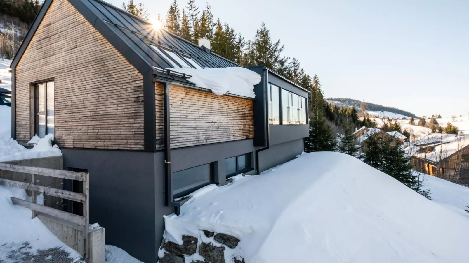 Lakan Lodge-Exterieur winter