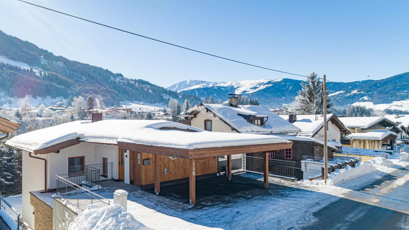 Haus Bergblick-Exterieur winter