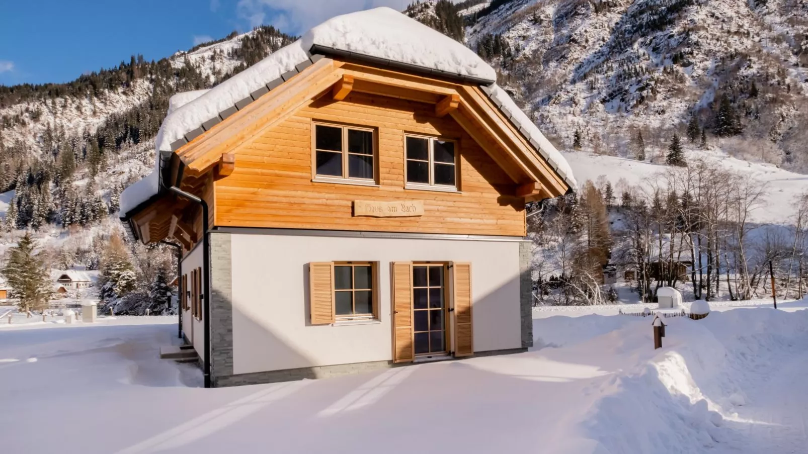 Haus am Bach-Exterieur winter