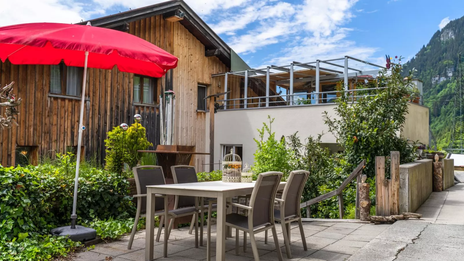 Gästehaus Walch I-Terrasbalkon