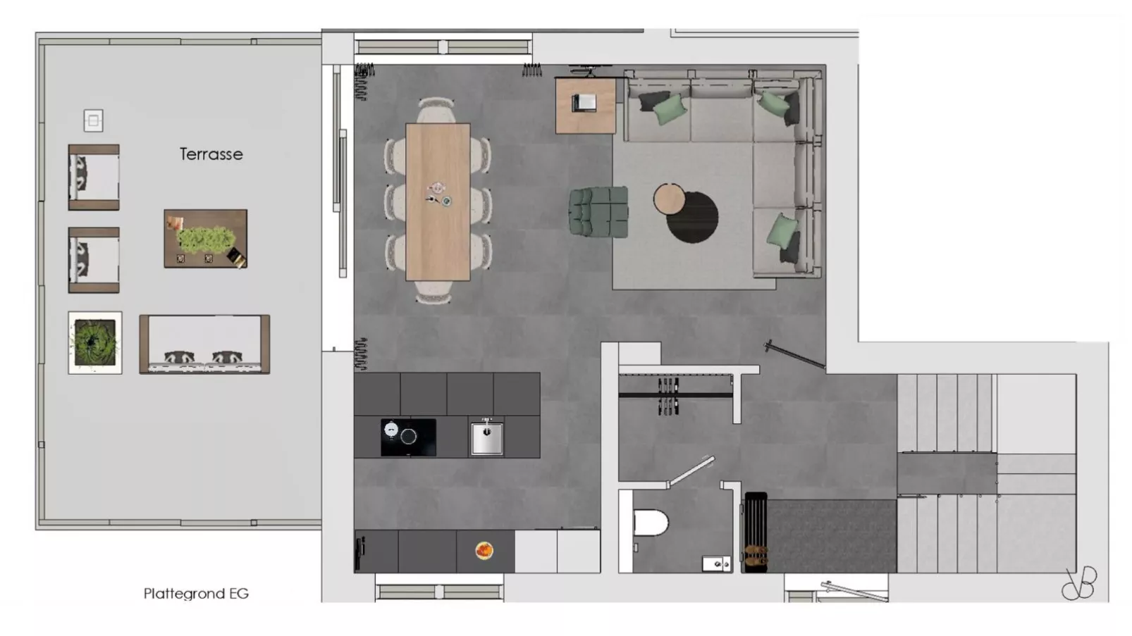 Wanderlust Mountain Chalet-Plattegrond