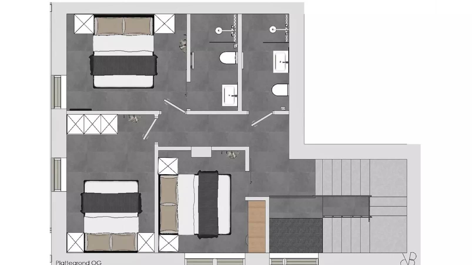 Wanderlust Mountain Chalet-Plattegrond