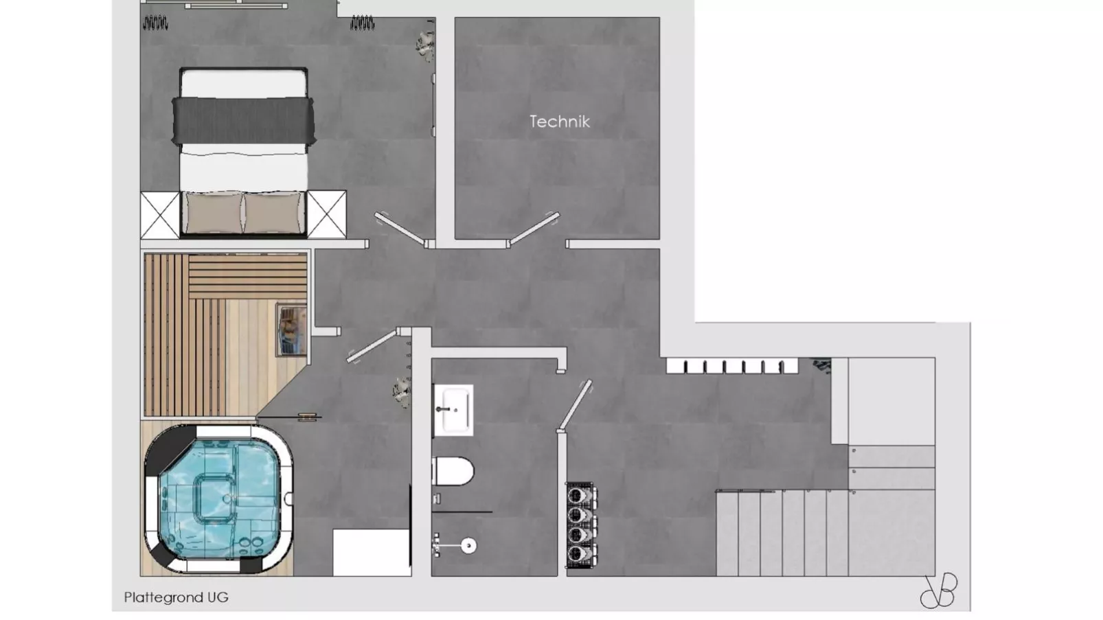 Wanderlust Mountain Chalet-Plattegrond