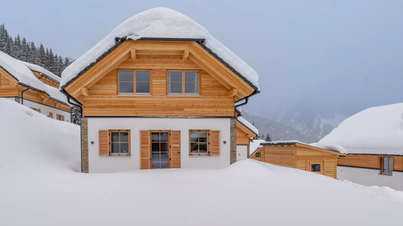 Haus Enzian-Exterieur winter