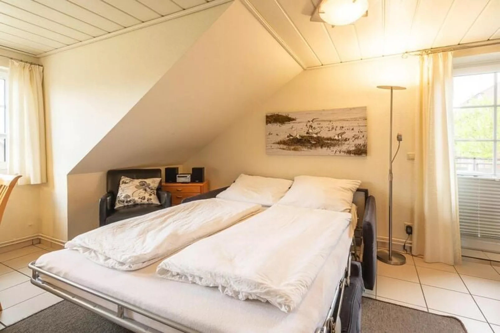 Komfort-Fewo OG 58 qm-Slaapkamer