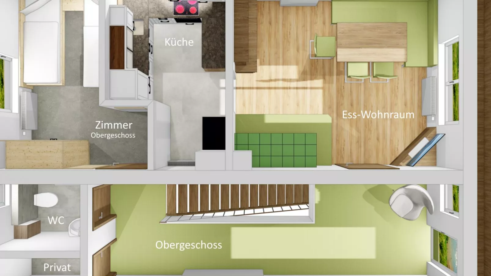 Ferienhaus Wolf-Plattegrond