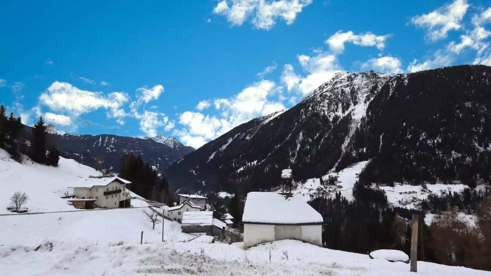 Ferienhaus Wolf-Uitzicht winter