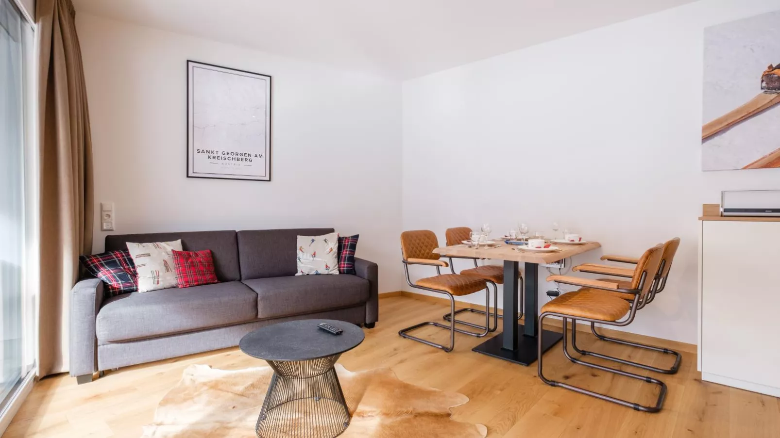 Alpin Appartement-Kreischberg Exclusive-Woonkamer