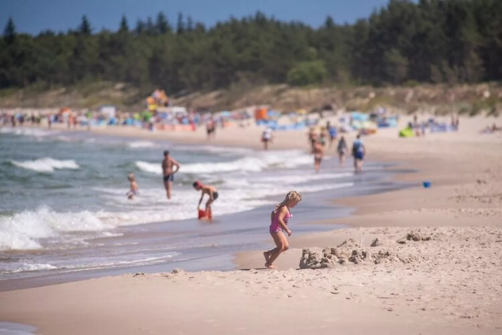 Polanki Aqua Kołobrzeg-Gebieden zomer 1km