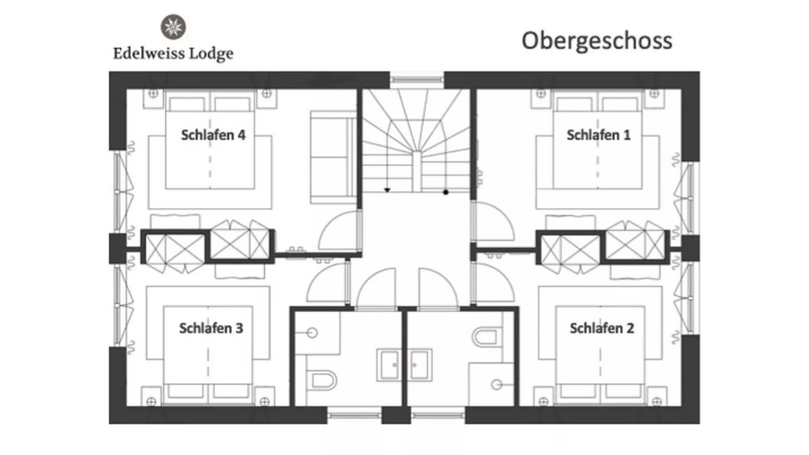 Edelweiss Lodge-Plattegrond