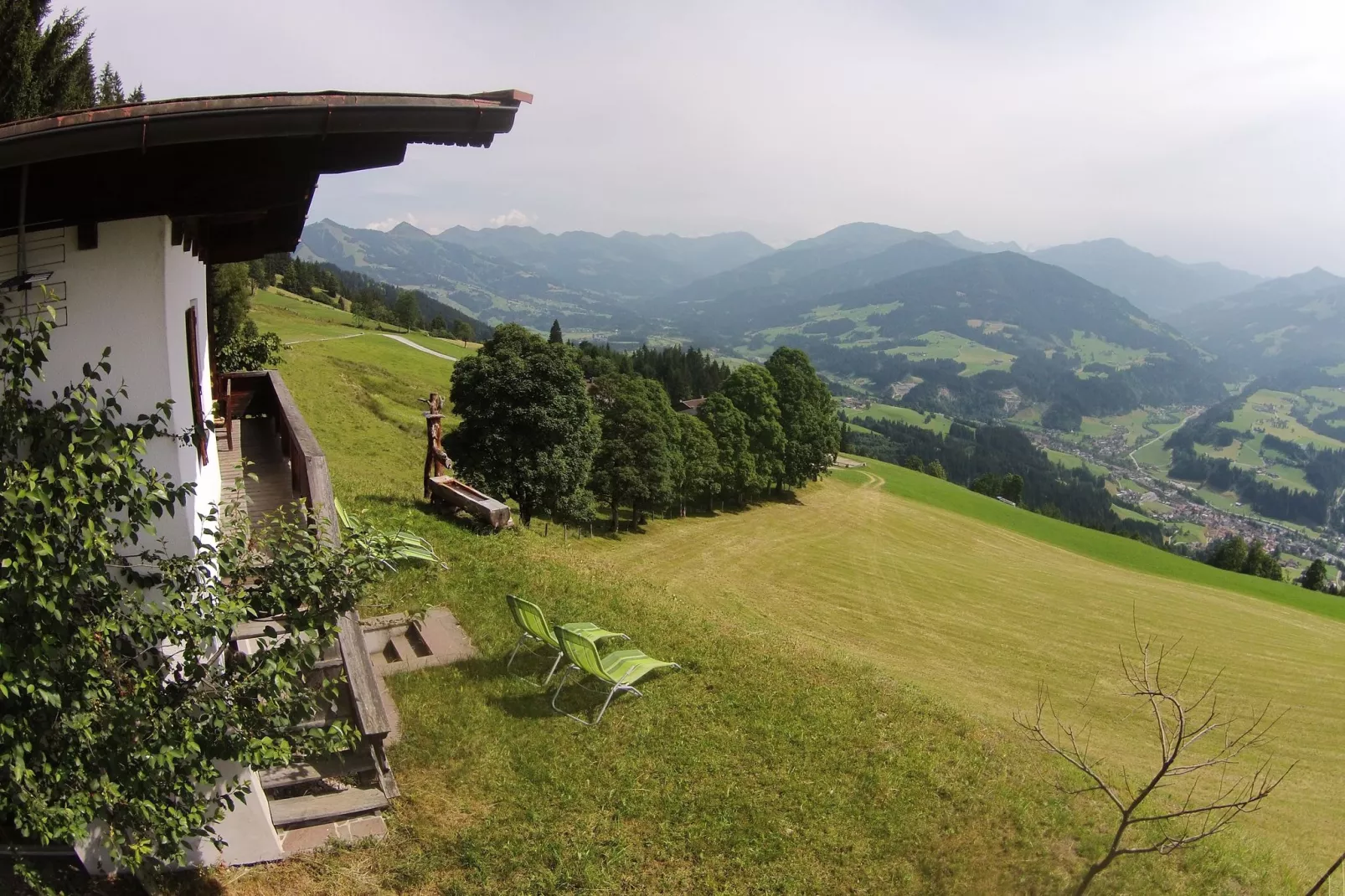 Chalet Hogleit-Uitzicht zomer