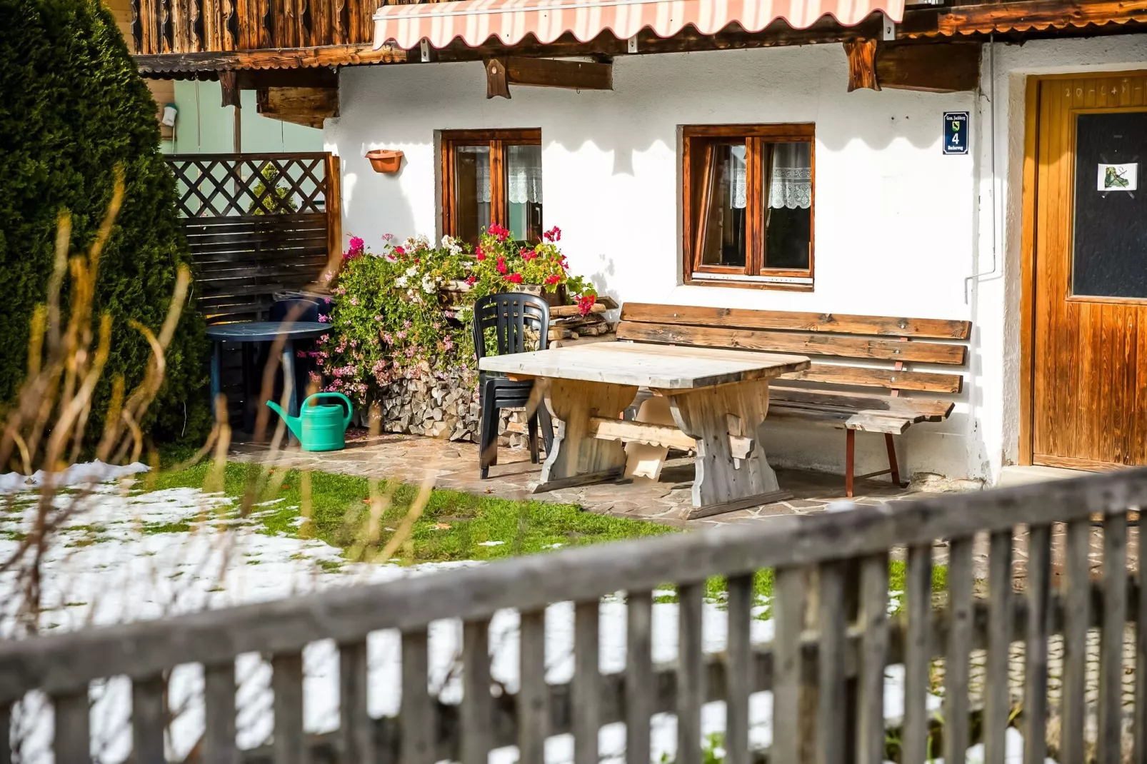 Bauernhaus Fuchs-Tuinen zomer