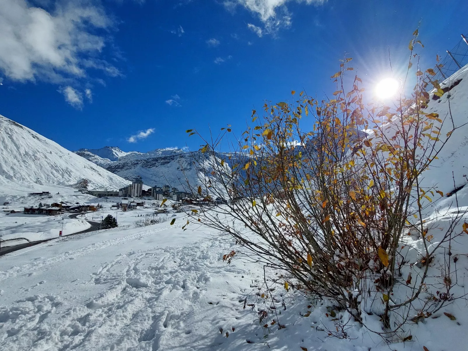 Le Rond Point des Pistes-Omgeving