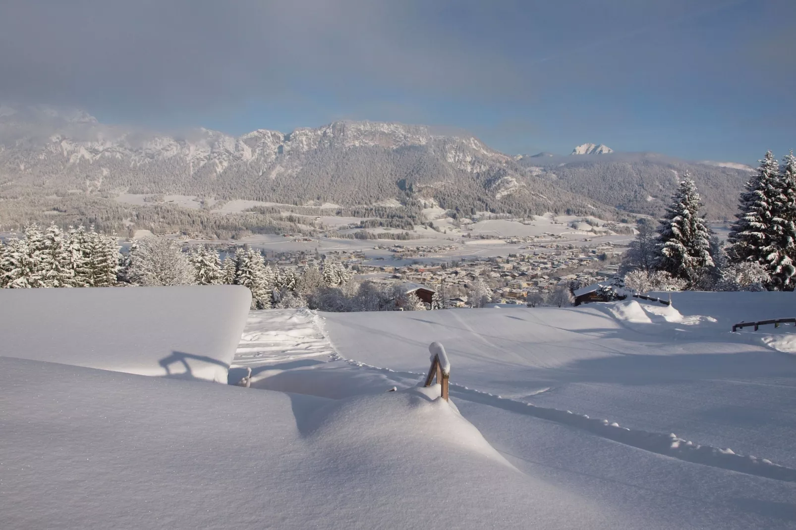 Berghof Webern-Uitzicht winter