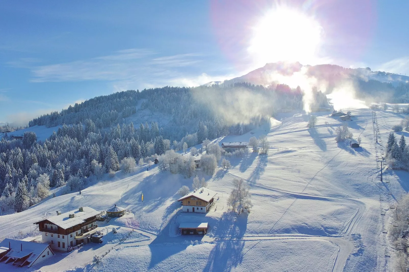 Kaiserblick Berghof-Exterieur winter