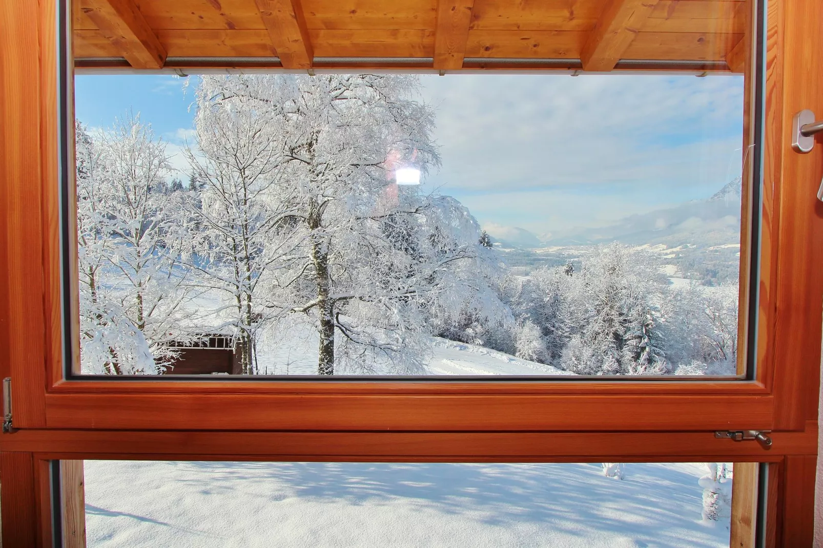 Kaiserblick Berghof-Uitzicht winter