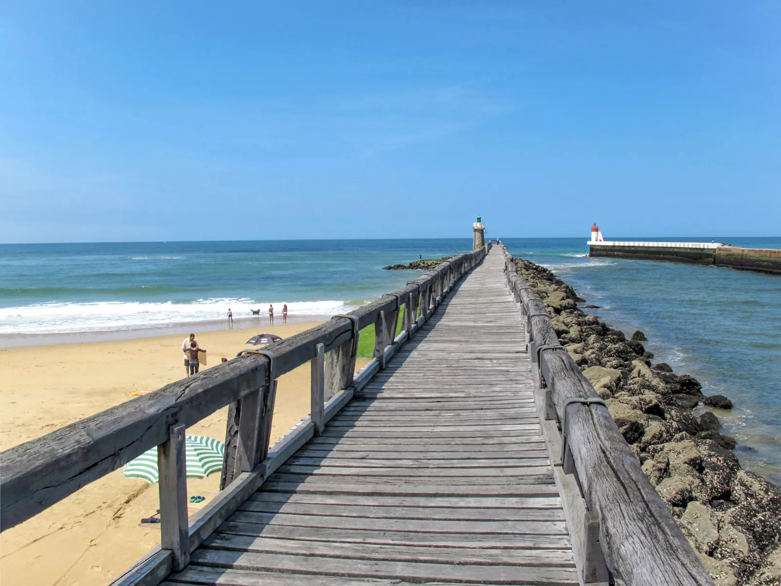 Résidence Plage Centrale Studio-Buiten