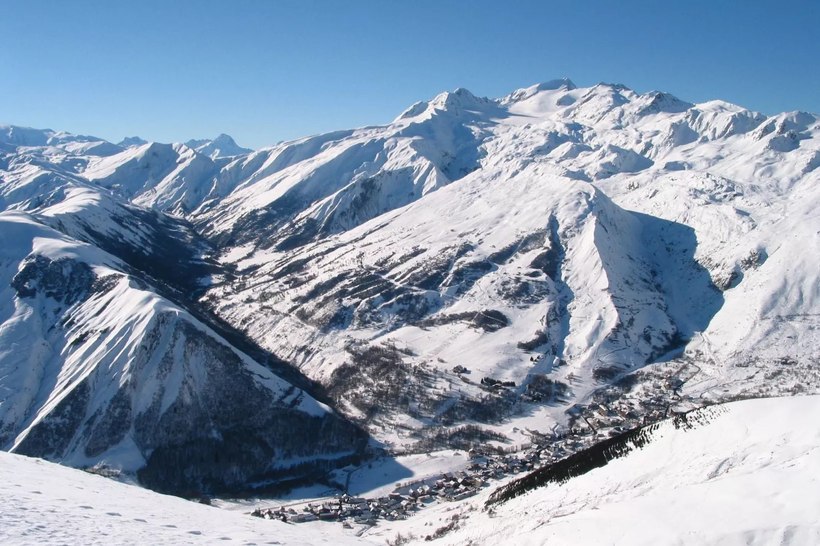 Les Fermes de Saint Sorlin 3-Gebied winter 5km