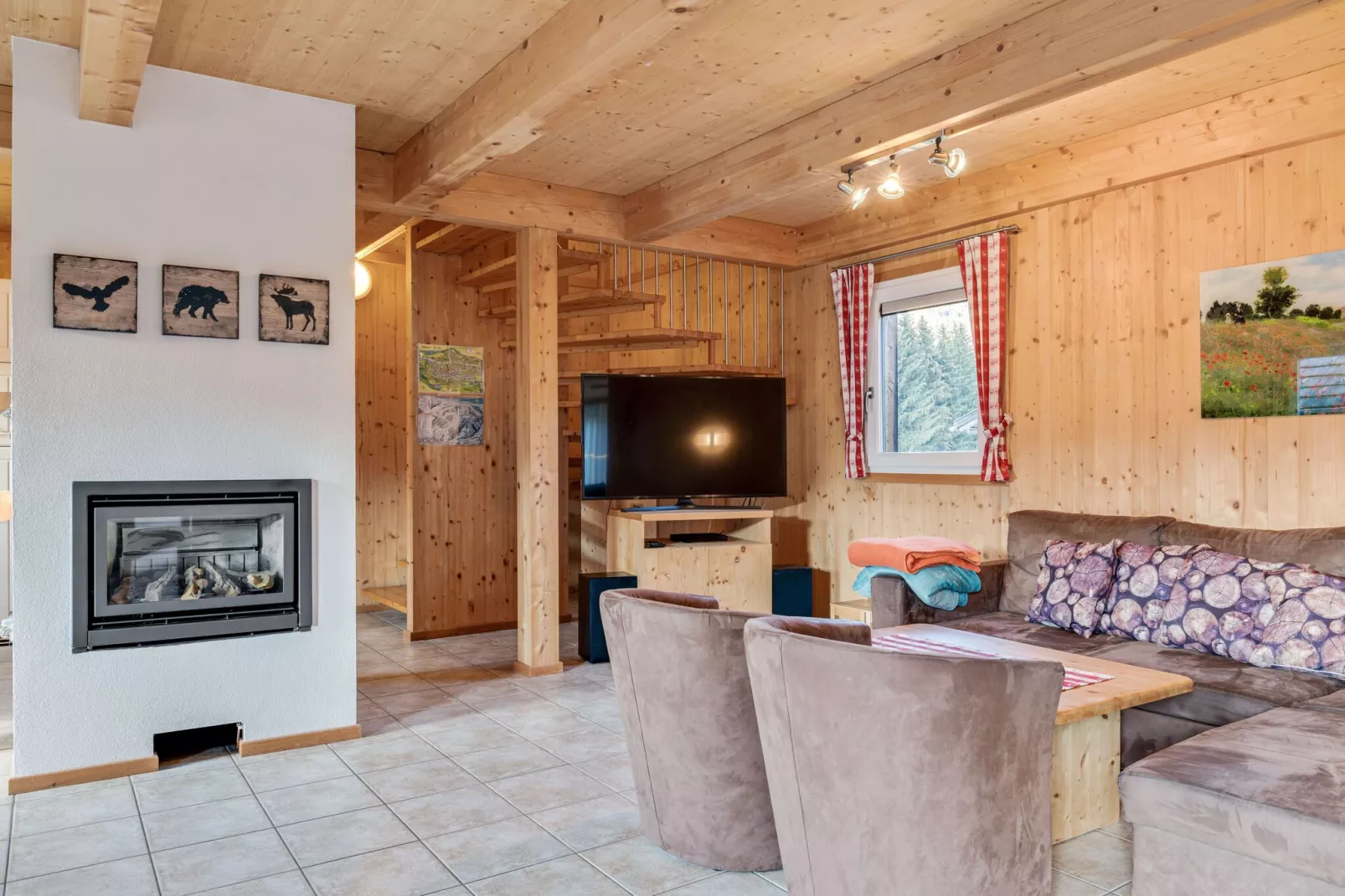 Chalet Murau-Woonkamer